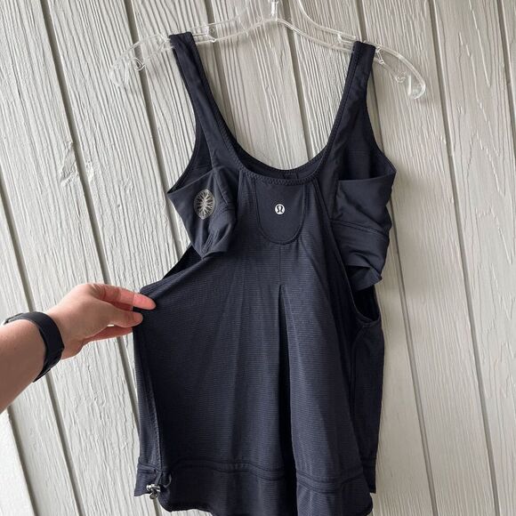 Lululemon Free To Be Tank – Black, Zipper Hem, Pockets, XS/S (Sz 4) - Picture 5 of 7